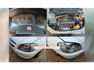 LOTE 001 - CHEVROLET CELTA 1.0L LT - 2013/2014 (BRANCA)